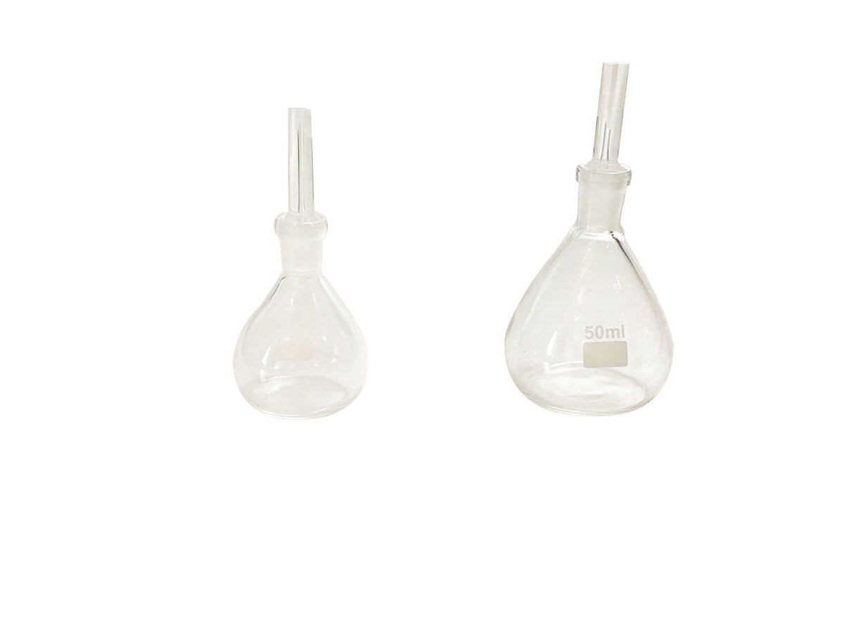 Glass specific gravity bottle / soil pycnometer