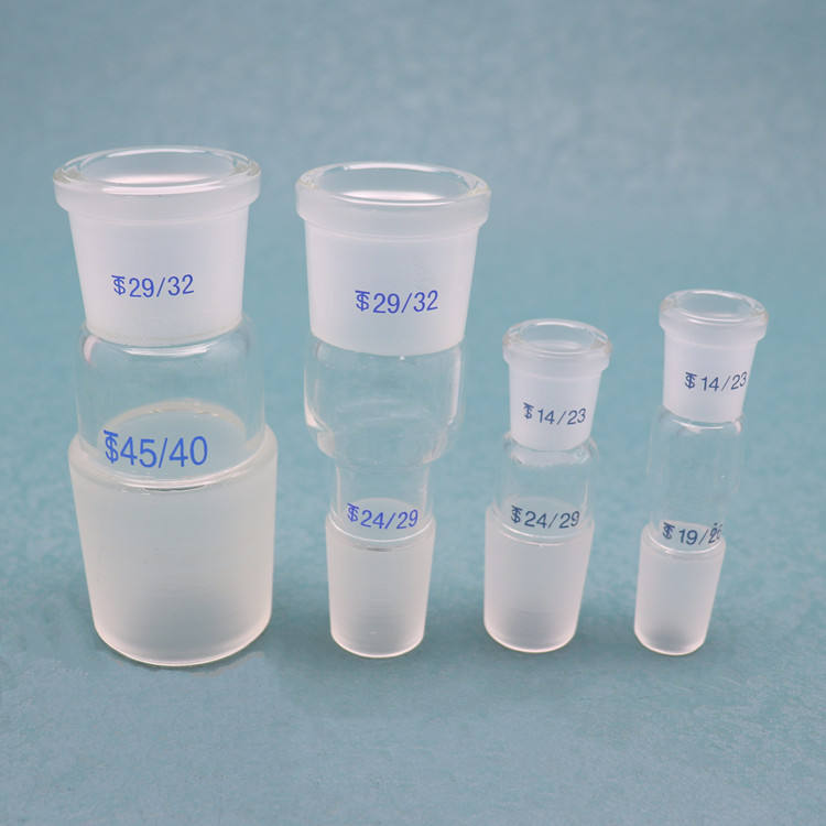 Laboratory glass thermometer adapter / reducing-enlarging adapter