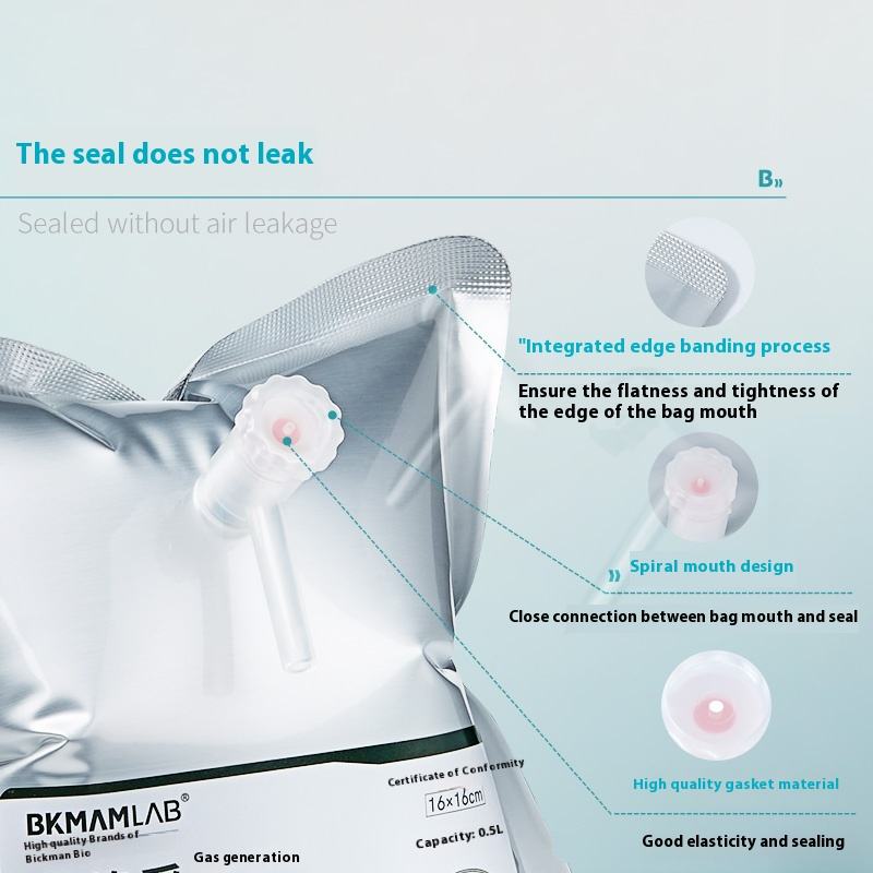 Single Double Valve Gas Collection Bag 0.1-15l Biological Aluminum Foil Laboratory Gas Bag Whole Box