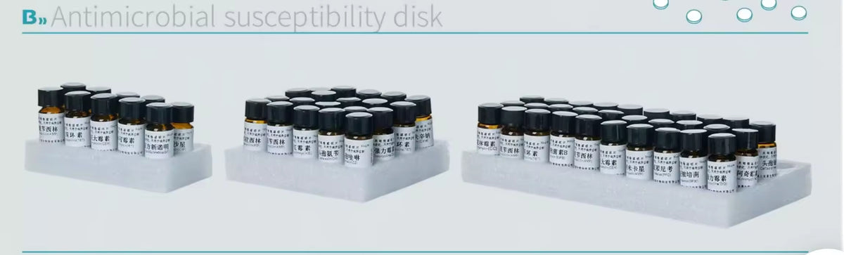 Antibiotic Test Discs for Bacterial and Fungal Microbiology Laboratory