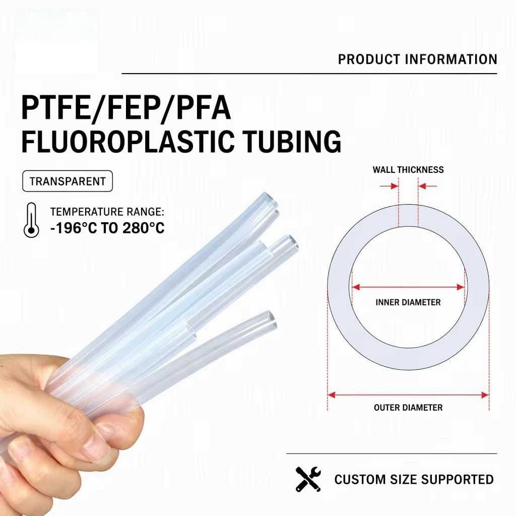 Transparent PFA tubing