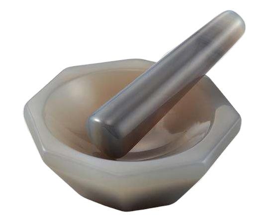 Agate Mortar and Pestle