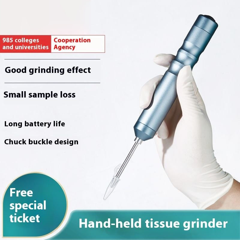 Portable Electric Tissue Grinder Handheld Small Lab Supply for Homogeneous Breaking