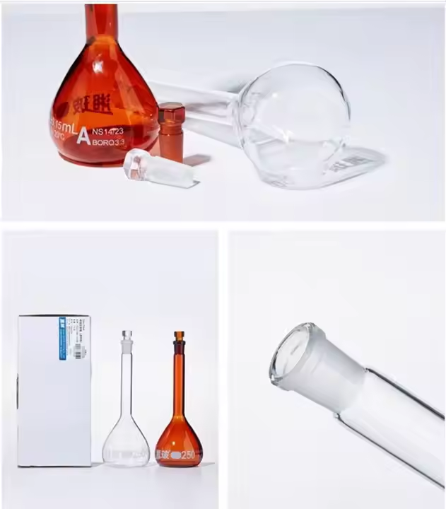 Class a Laboratory Transparent Volumetric Flask 5ml to 2000ml Beakers