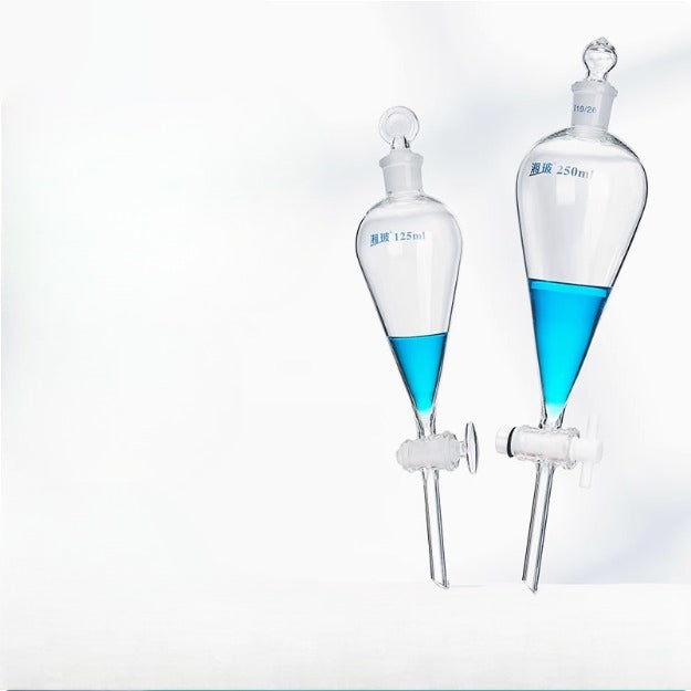 Borosilicate Glass Spherical/Pear Separating Funnel with 60ml-1L Available