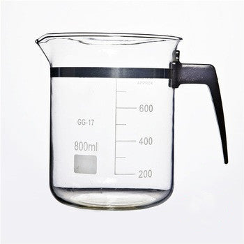 Glass Beaker with Plastic Handle