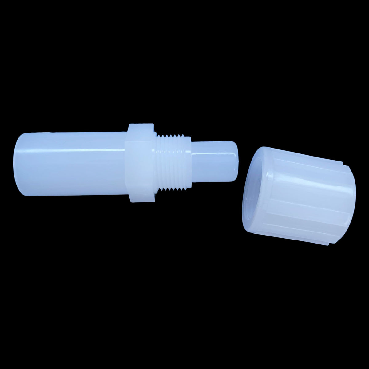 PVDF Flare-to-Butt-Weld Straight Connector
