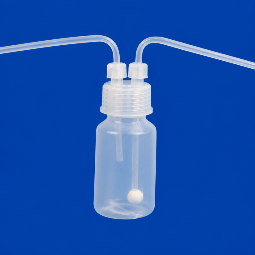 PFA Gas Washing Bottle