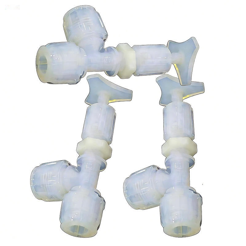 PFA Needle Valve, Right-Angle
