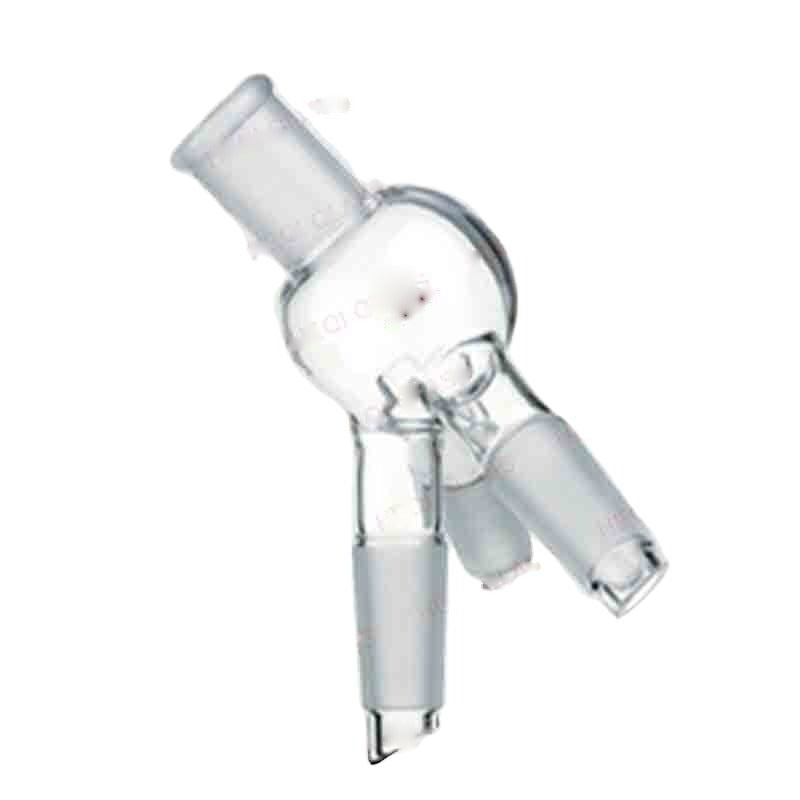 Distillation Receiver Adapter with 3-Way Hose Connection