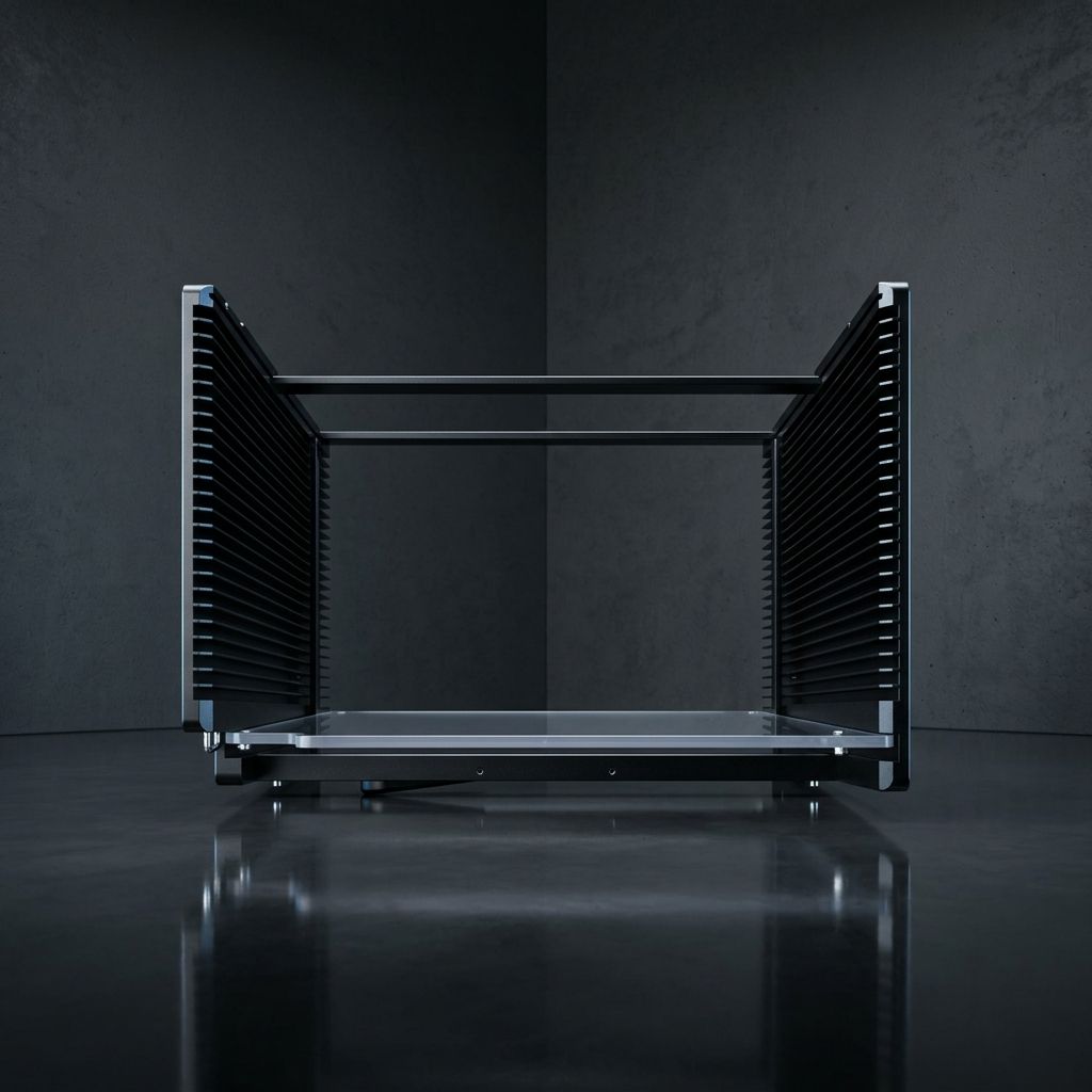 Stainless Steel Wafer Carrier, 8 in, 13 Slots
