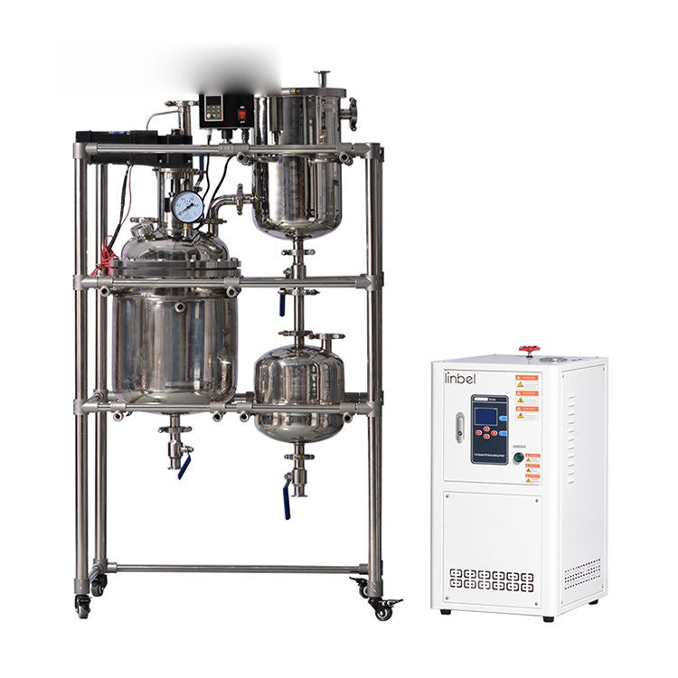 Jacketed Stainless Steel Reactor SSR-20L