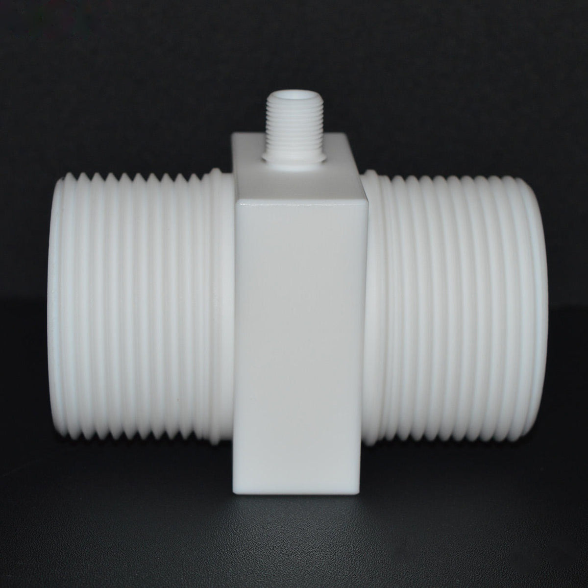 PTFE Male Reducing Tee, Super300, 1-1/2 in x 3/4 in x 1-1/2 in (No Nuts)