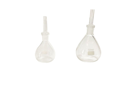 Glass specific gravity bottle / soil pycnometer