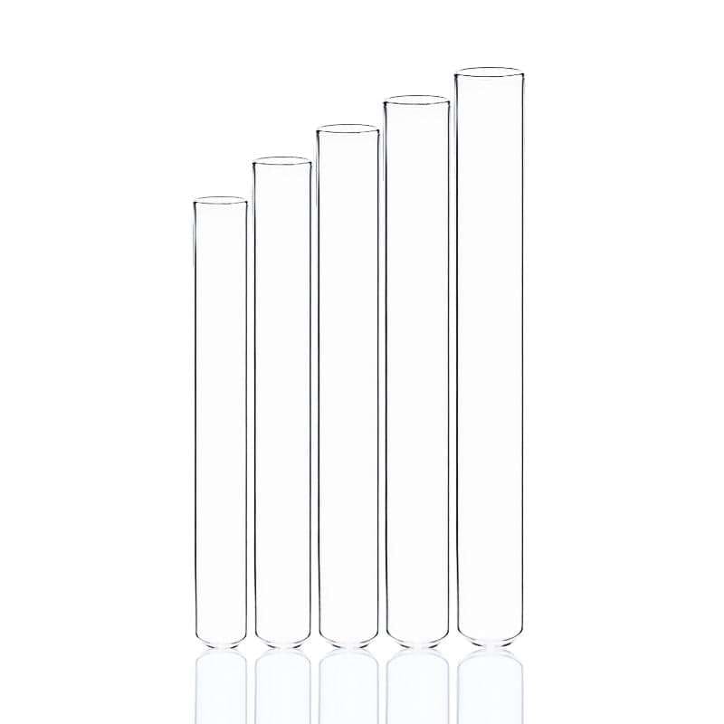 10 Pcs/pack, Clear Glass Test Tubes, clear glass, Lead-Free