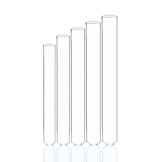 10 Pcs/pack, Clear Glass Test Tubes, clear glass, Lead-Free