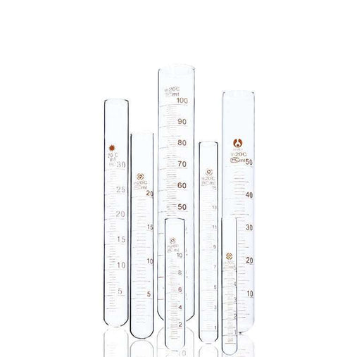 10 pcs/pack, glass test tube, graduated
