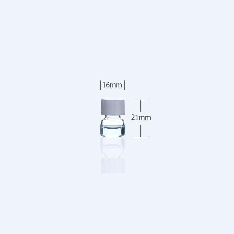Sample Vials with Thread, Clear Glass, Capacity 1 to 60 ml,100 pcs/pack