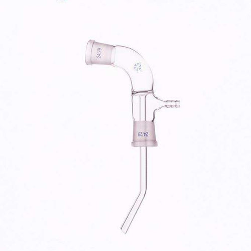 105° Distilling adapter with vacuum Take-off and long stem