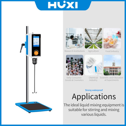 Digital Overhead Stirrer with Touch Screen