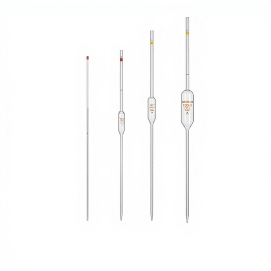 Large Belly Pipette Thickened Material Glass Dropper Fat Belly a Grade Passable Single Label 1-100ml