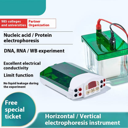 Horizontal Vertical Electrophoresis Agarose Gel Transfer Tank Glass for Laboratory Protein