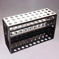 Stainless Steel Test Tube Rack, 30 Slots, 3 Hole Sizes