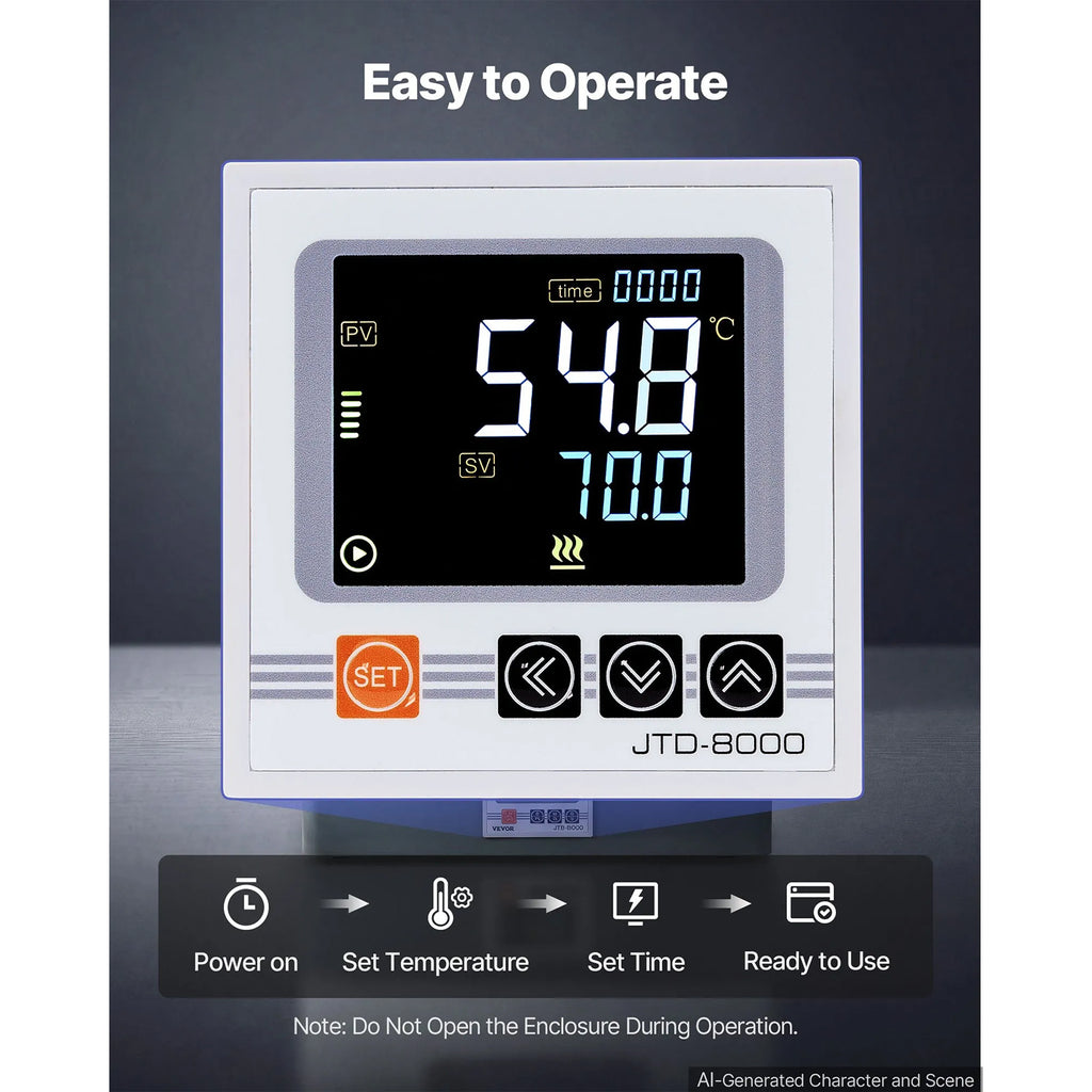 5.3 Gal / 20 L Microbiological Lab Incubator, for Petri Dishes, Constant Temp.