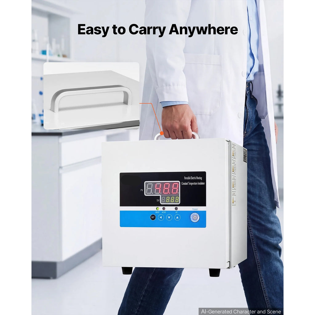 1.6 Gal / 6 L Microbiological Lab Incubator, Compact and Portable