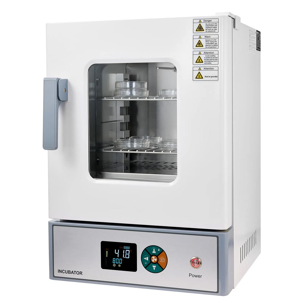 Lab Incubator 5.3 Gal / 20 L with Adjustable Air Circulation, For Petri Dishes