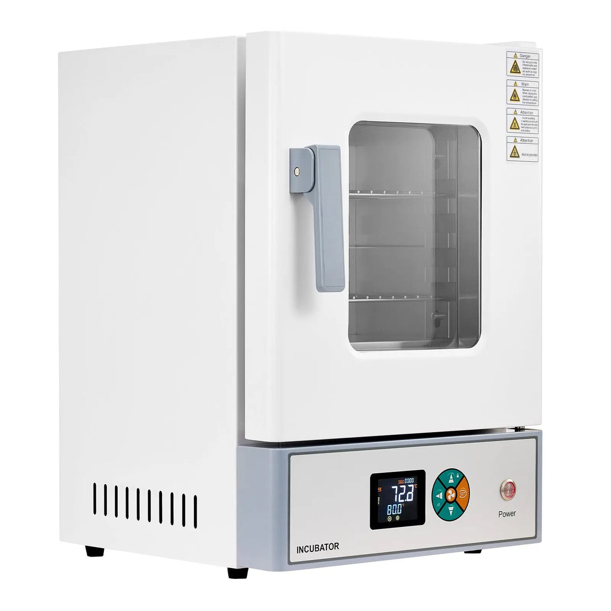 Lab Incubator 5.3 Gal / 20 L with Adjustable Air Circulation, For Petri Dishes