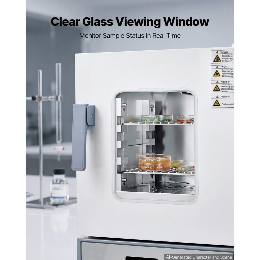Lab Incubator 5.3 Gal / 20 L with Adjustable Air Circulation, For Petri Dishes
