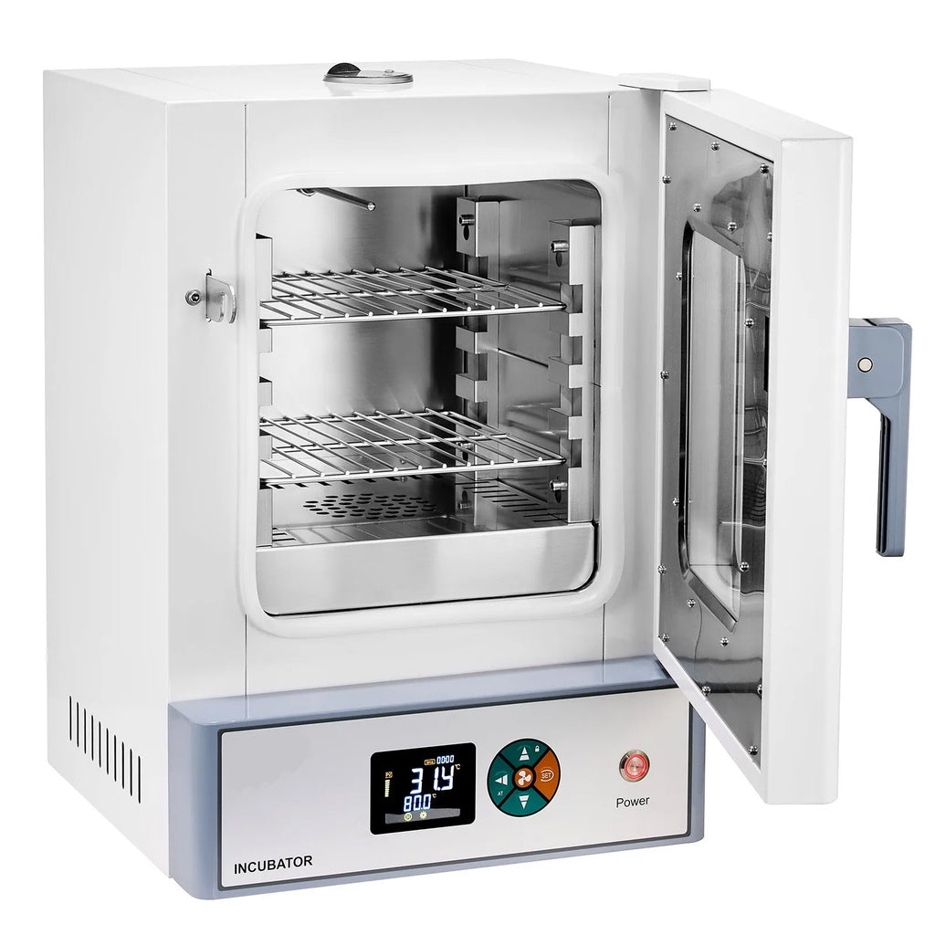 Lab Incubator 5.3 Gal / 20 L with Adjustable Air Circulation, For Petri Dishes