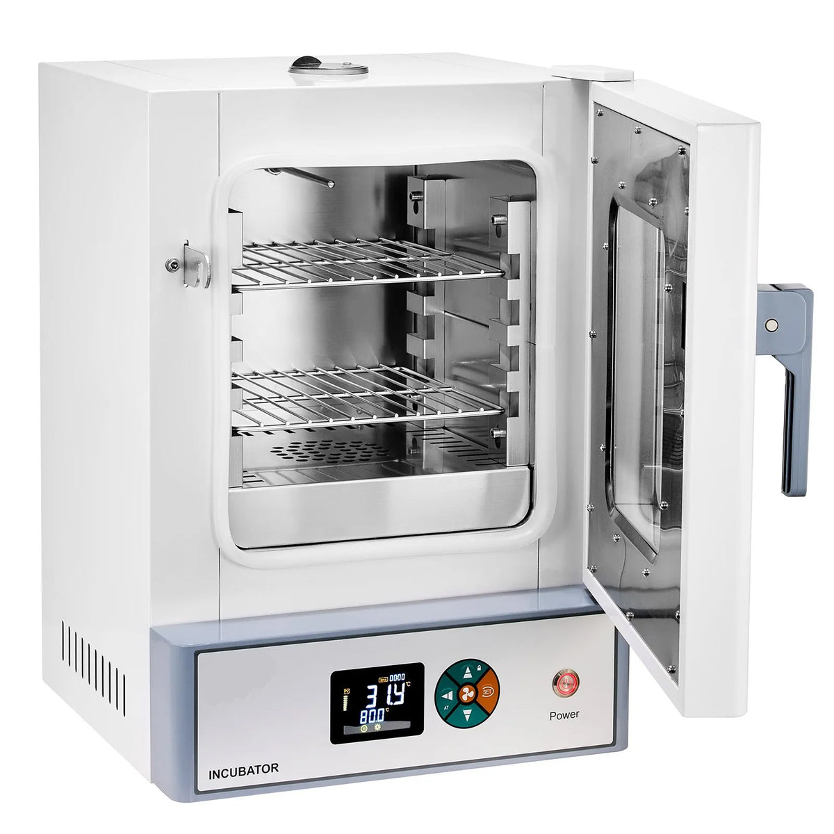 Lab Incubator 5.3 Gal / 20 L with Adjustable Air Circulation, For Petri Dishes