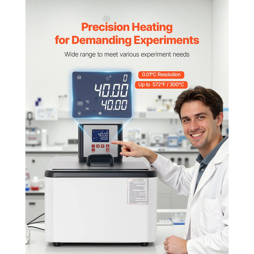 High-Temperature Circulating Oil Bath, Lab Constant Temperature Heating Tank