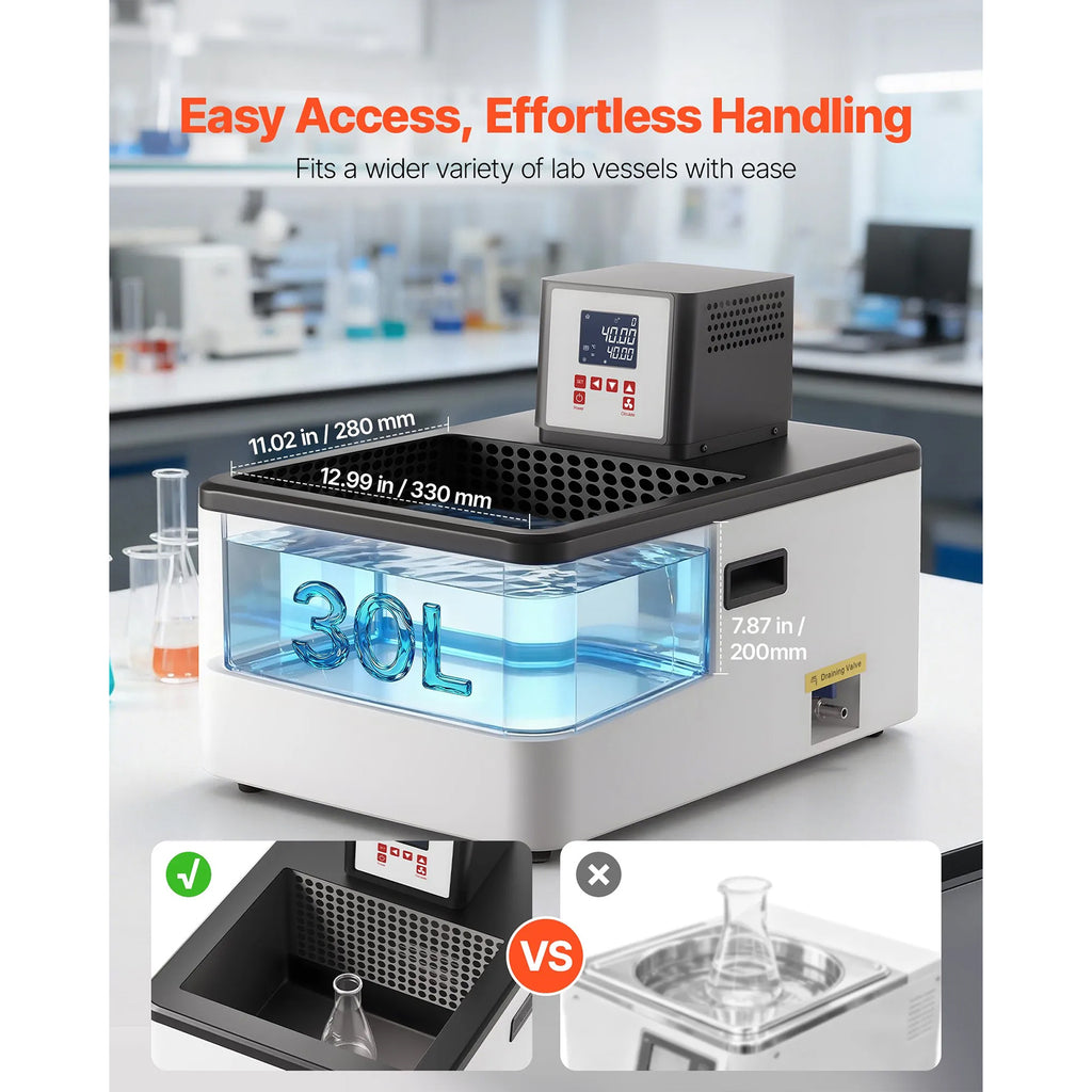 High-Temperature Circulating Oil Bath, Lab Constant Temperature Heating Tank