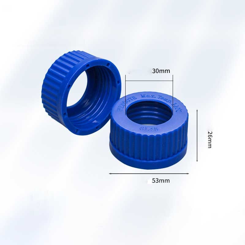 PP GL45 Screw Open Top Cap, Chemical-Resistant