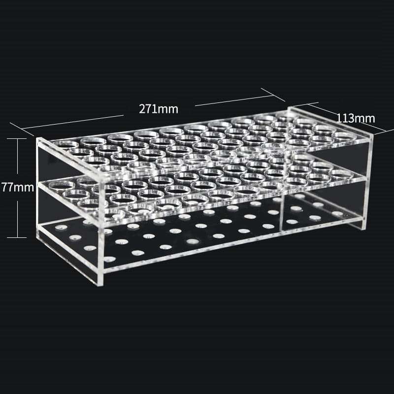 40 slots Test tube stand, PMMA