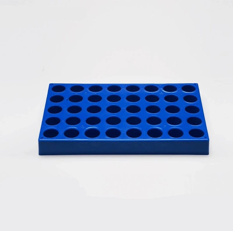 40-Slot PP Vial Stand for 20ml Vials, 28mm Slot Diameter