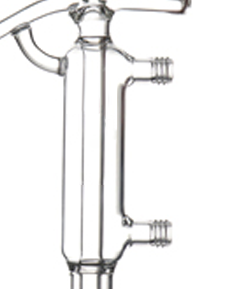 Water trace distiller glass apparatus