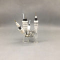 5-Hole Dual Chamber H-Cell Membrane Low Volume Electrochemical Reactor