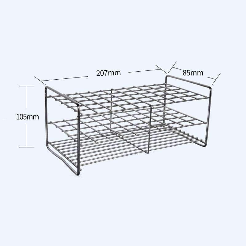 50 slots Test tube stand, stainless steel