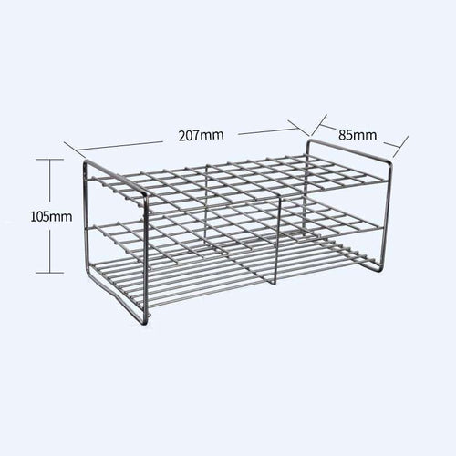 50 slots Test tube stand, stainless steel