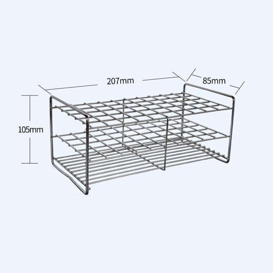 50 slots Test tube stand, stainless steel