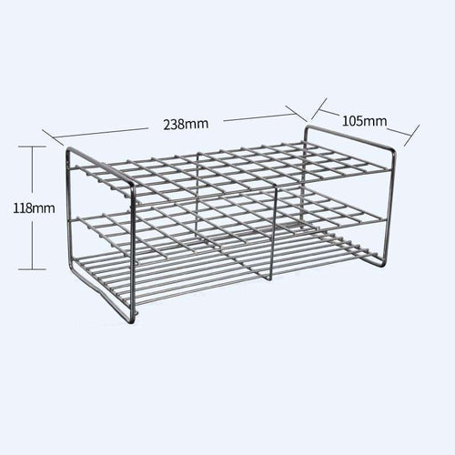 50 slots Test tube stand, stainless steel