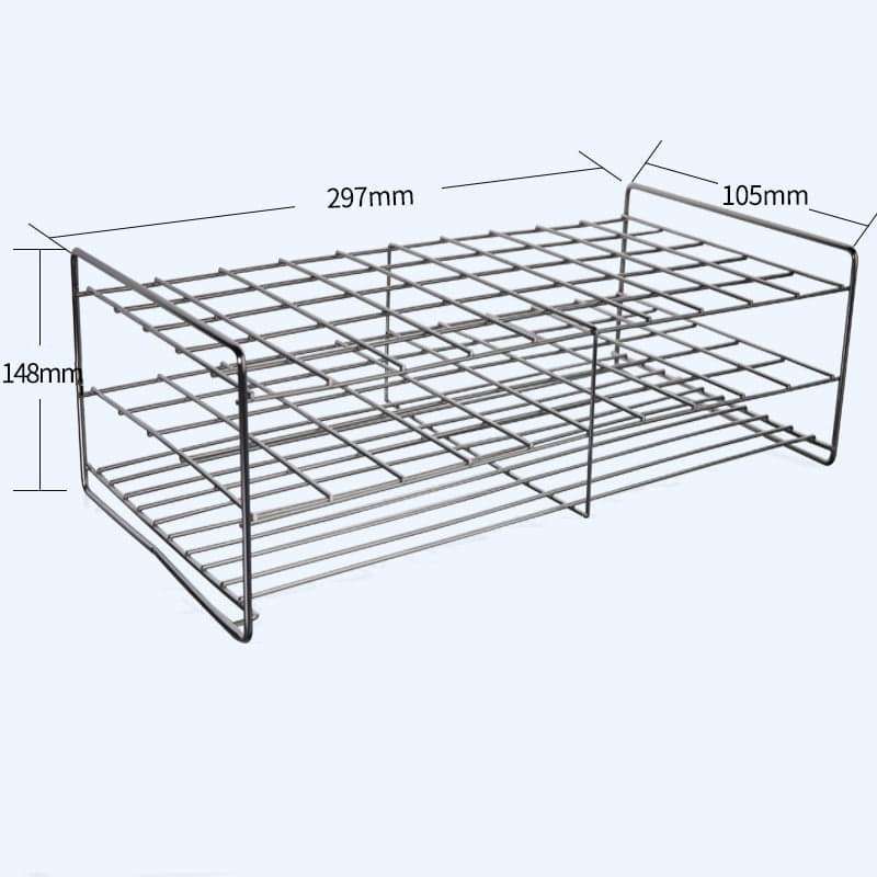 50 slots Test tube stand, stainless steel