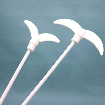 PTFE-coated stirring paddle/shaft rod for electric mixers
