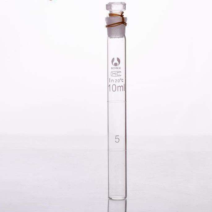 6 pcs Nessler Cylinders with stopper, graduated, 10 to 100 ml