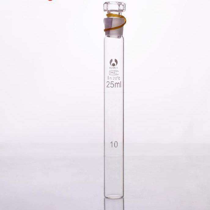 6 pcs Nessler Cylinders with stopper, graduated, 10 to 100 ml