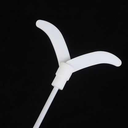 PTFE-coated stirring rod with paddle/blade